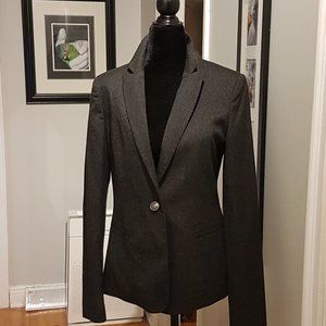 KENNETH COLE SELECT LADIES DARK GREY BLAZER SIZE S